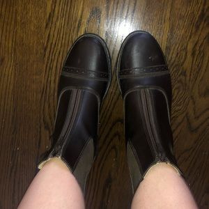 TuffRider Starter Front Zip Paddock Brown Boots